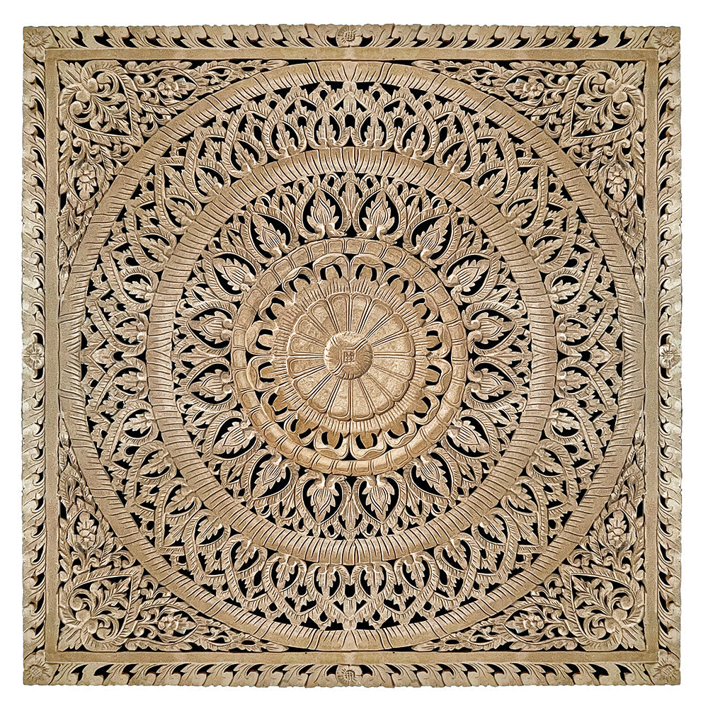 Carved Bed Headboard "Embun"