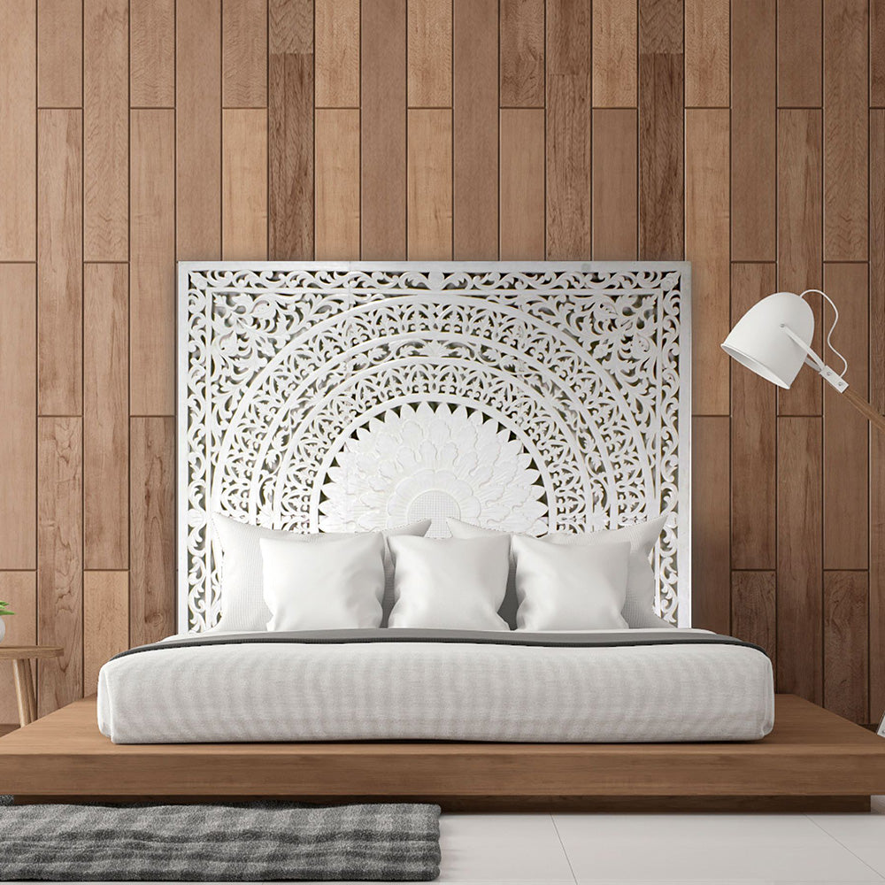 Carved Bed Headboard "Seruni"