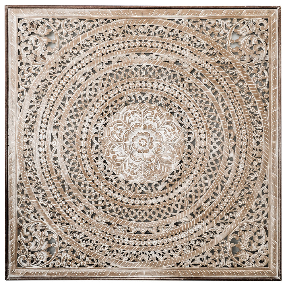 Custom Decorative Panel "Kusuma" Brown - 140 cm
