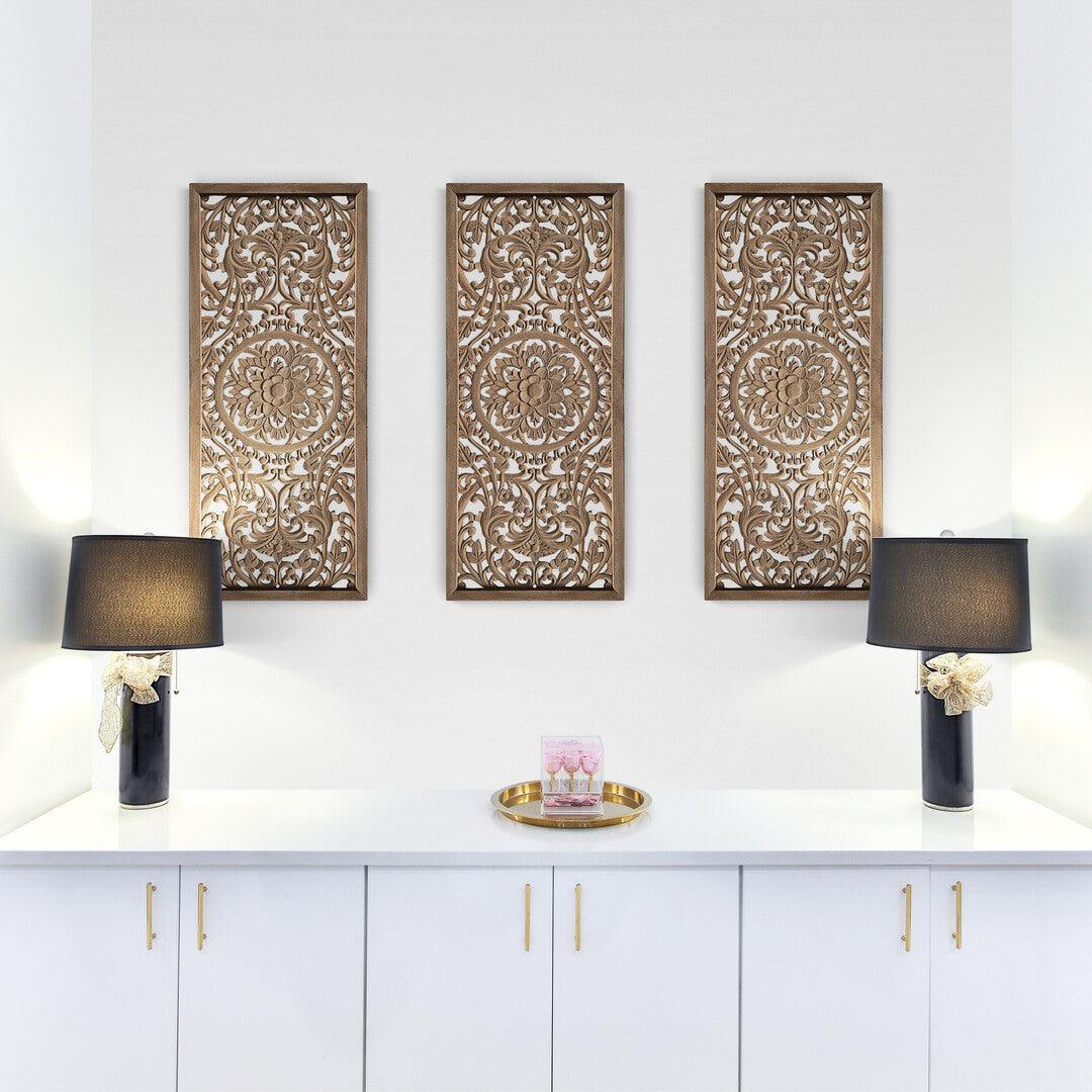 Decorative Panel "Amara" - Natural - Kulture Home Decor