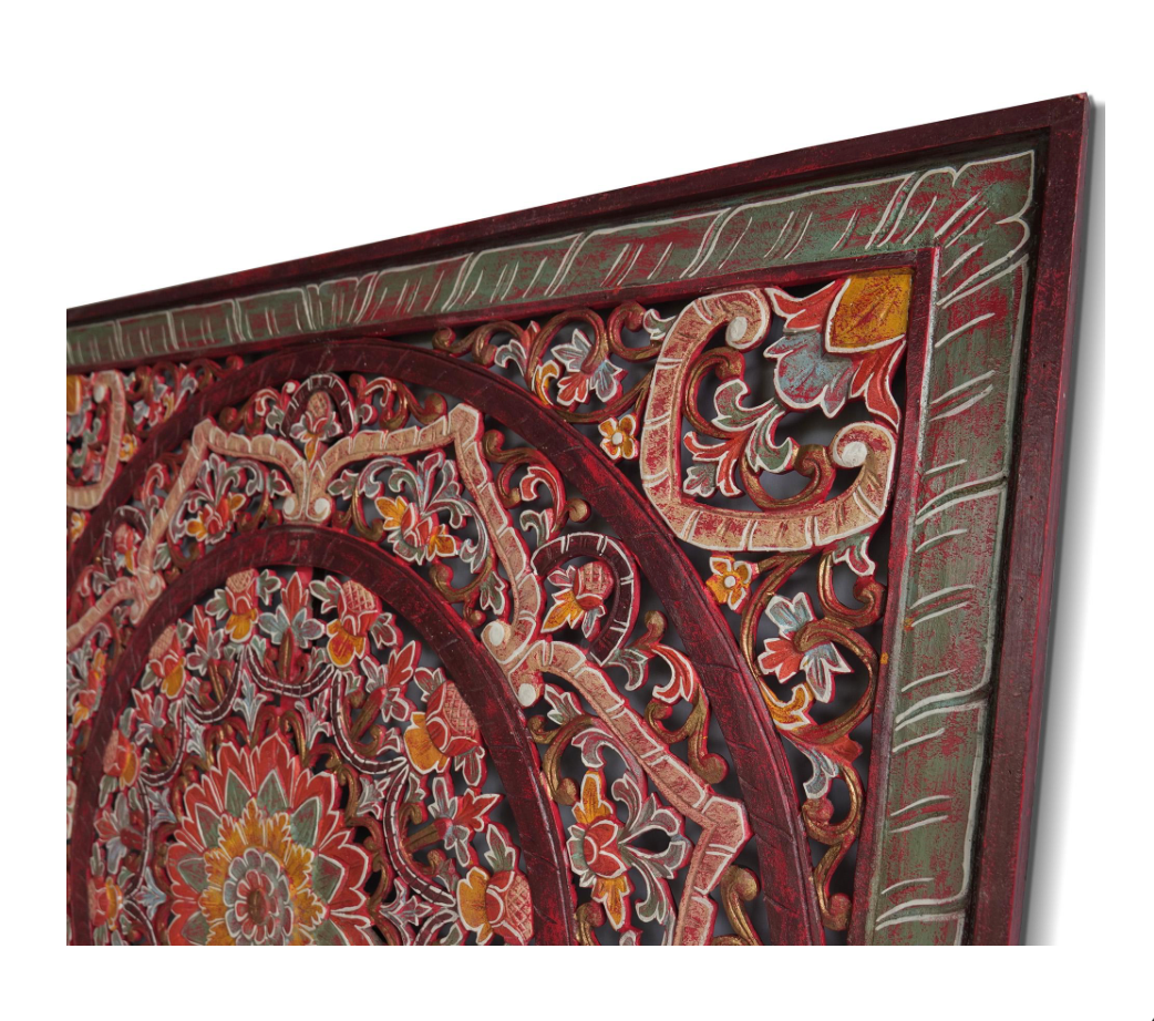 Decorative Panel "Manusa" - Red