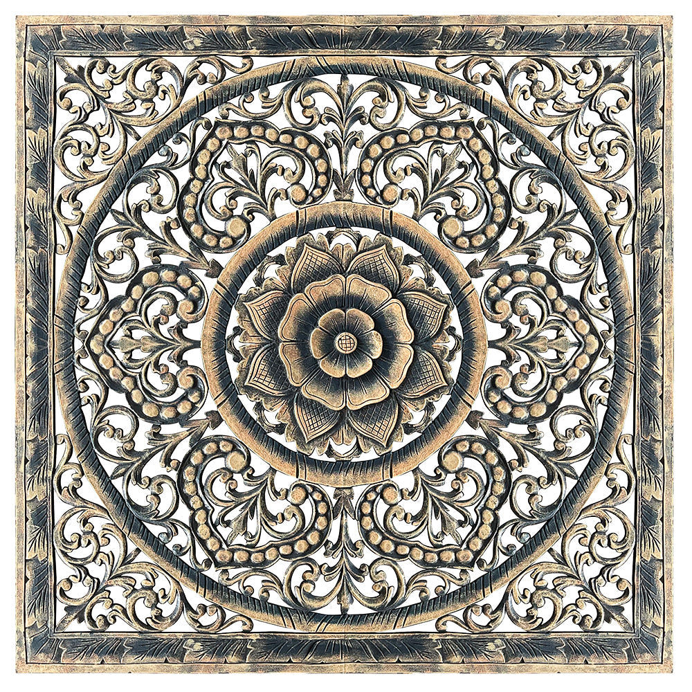 Decorative Panels "Kasmaran" - Black Natural Wash