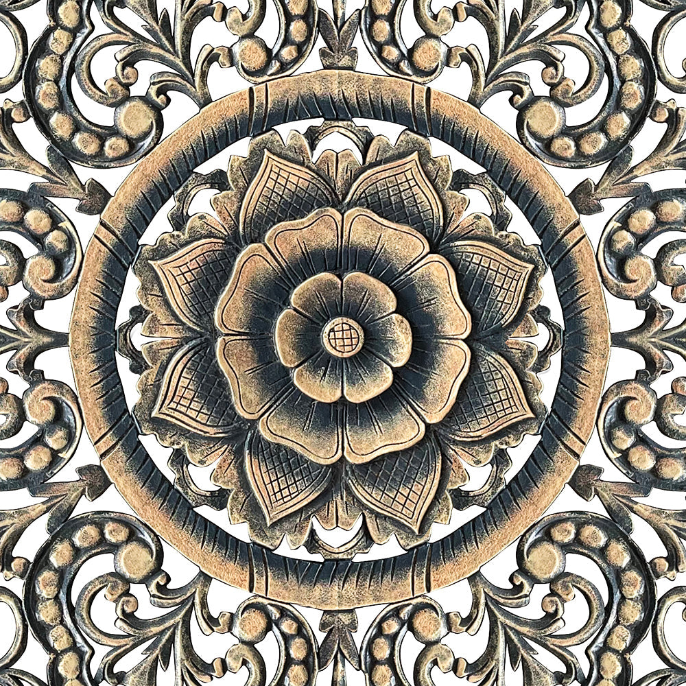 Decorative Panels "Kasmaran" - Black Natural Wash