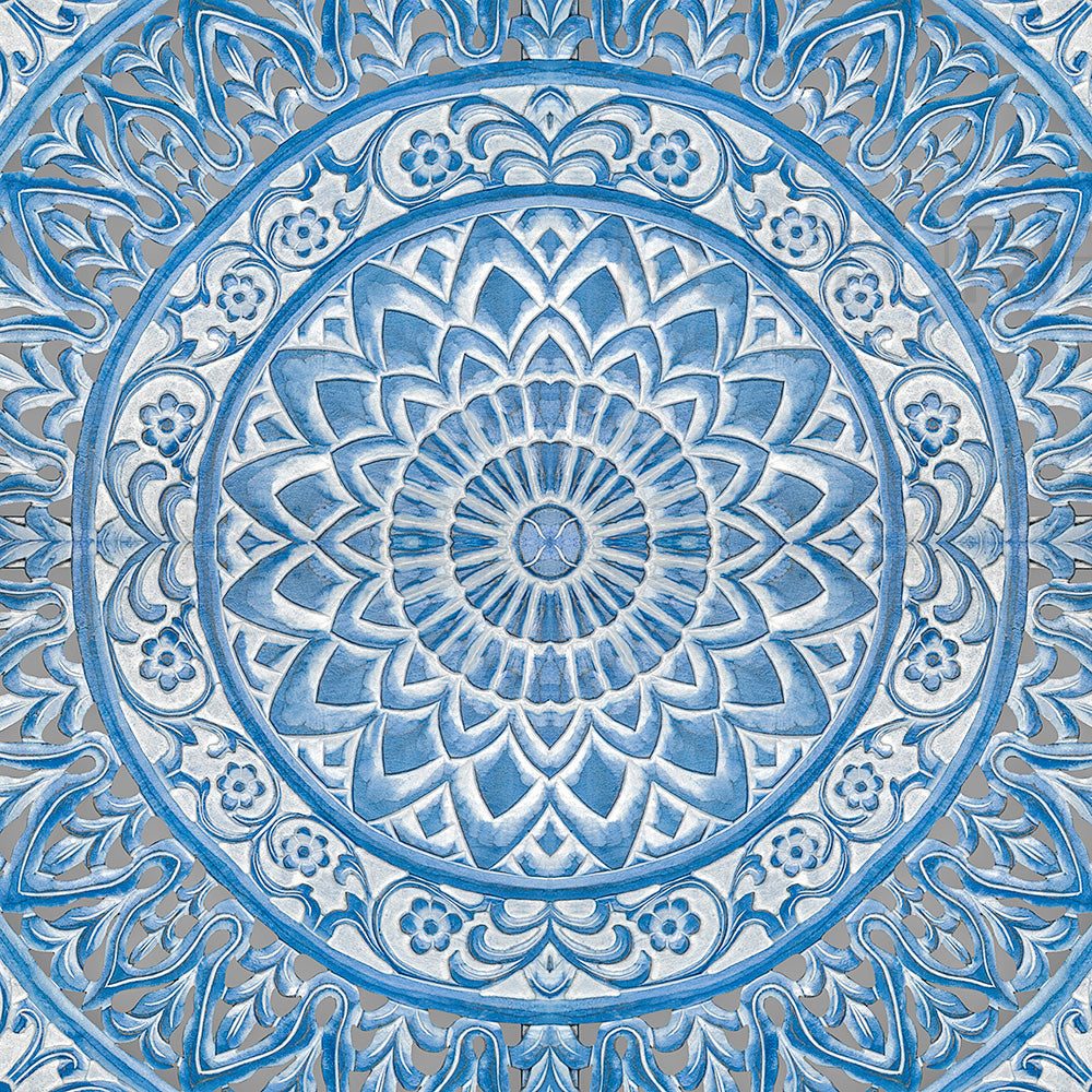 bed headboard hati blue wash bali design hand carved hand made home decorative house furniture wood material