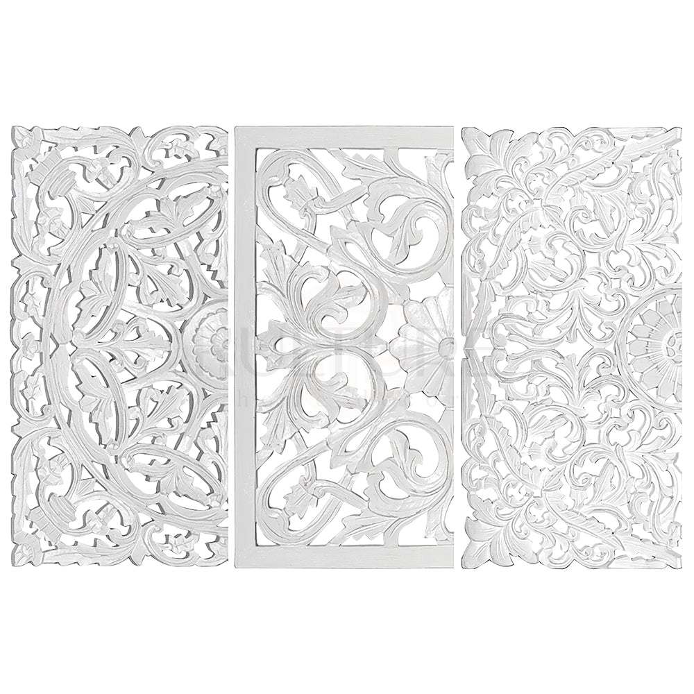 Set of 3 Decorative Panels "Pererenan"