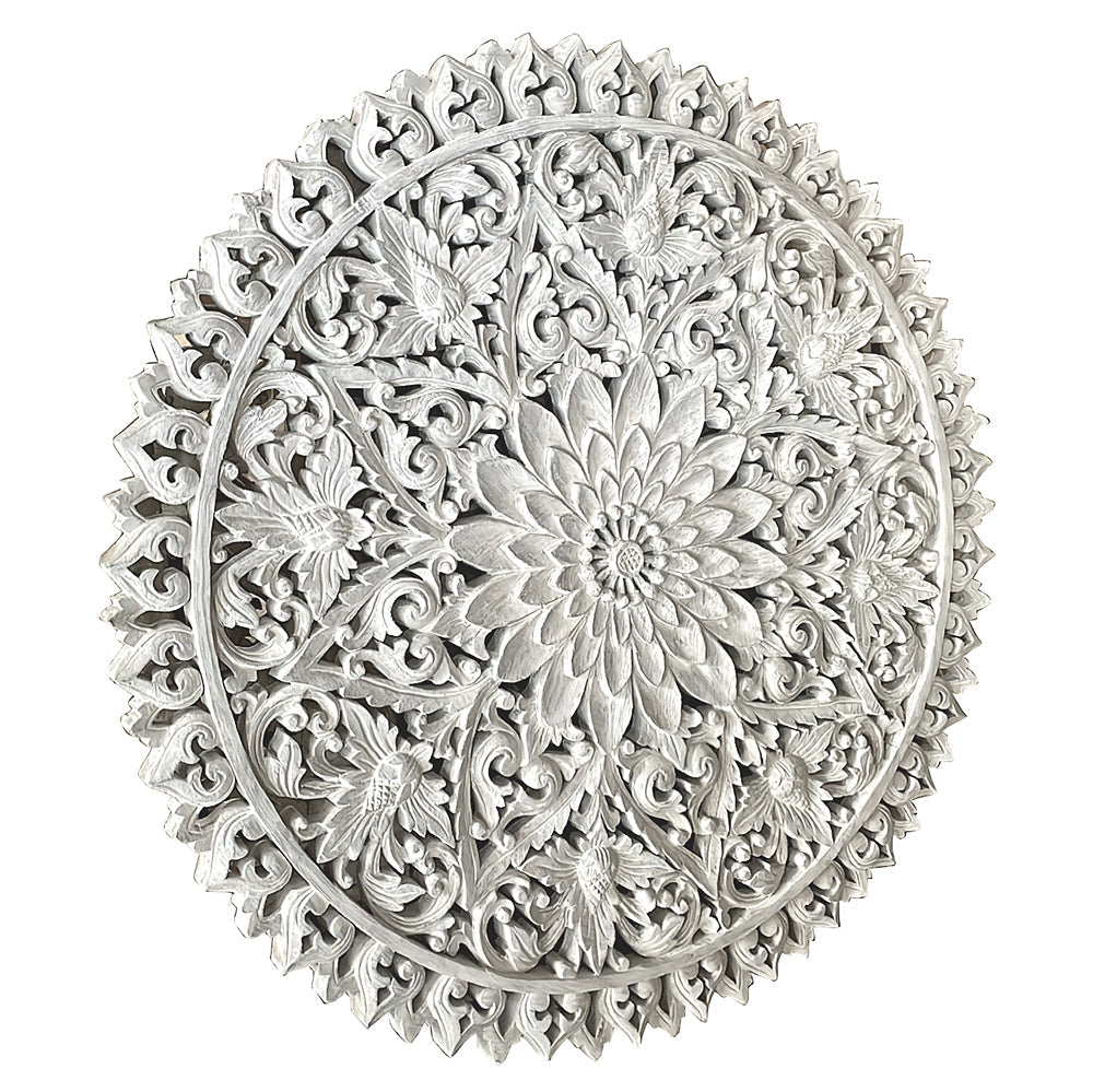 Decorative Mandala "Serupa" - white