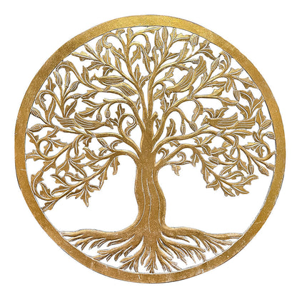 Decorative Mandala  "Tree of Life" - Gold wash - 75 cm