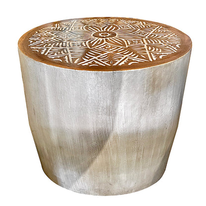 Wooden Side Table / Stool 'Zen' - 40 cm