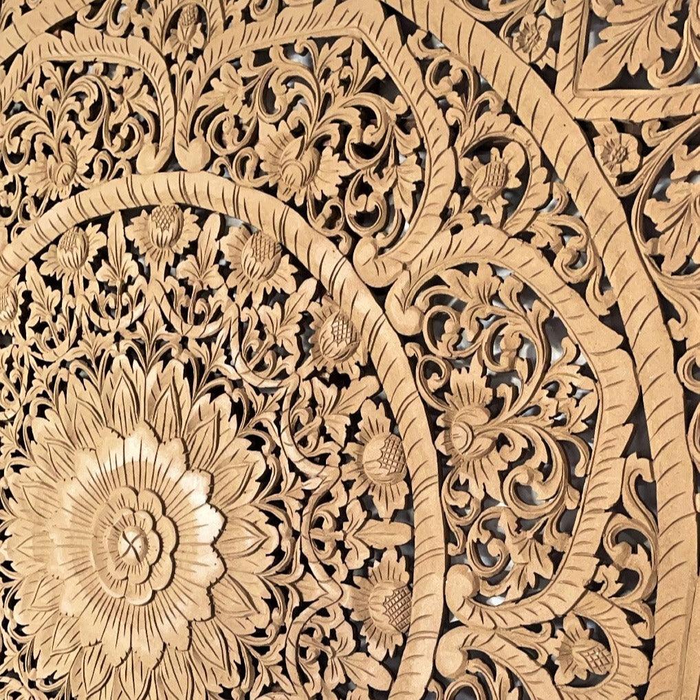 Decorative Panel "Manusa" - Natural Brown - Kulture Home Decor