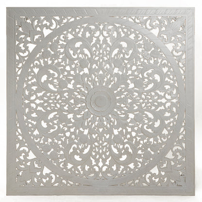 Decorative Panel "Lily" - 120 cm - white wash