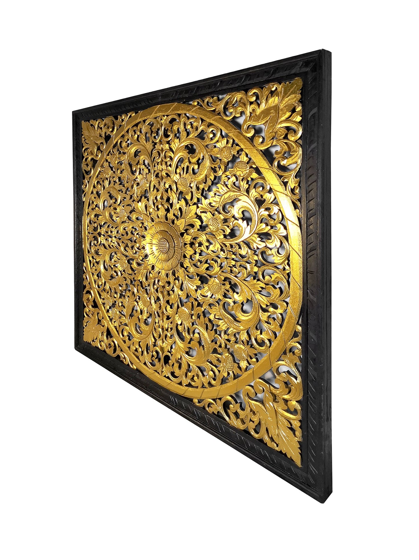 Decorative Panel "Lily" - Gold Wash