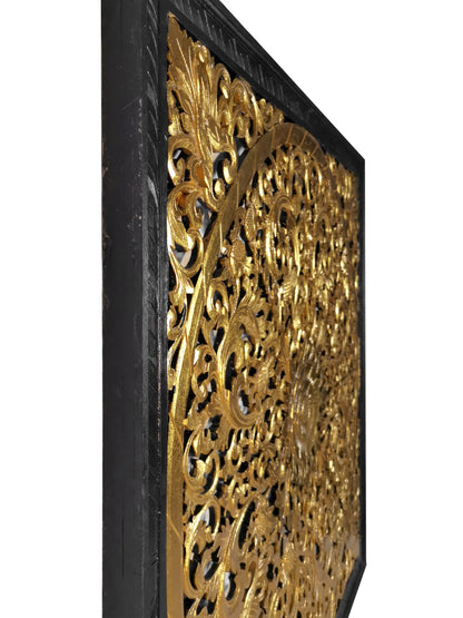 Decorative Panel "Lily" - Gold Wash