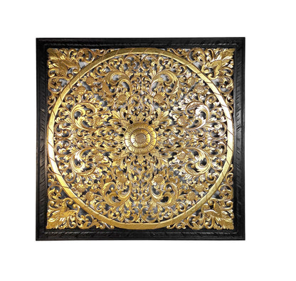 Decorative Panel "Lily" - Gold Wash