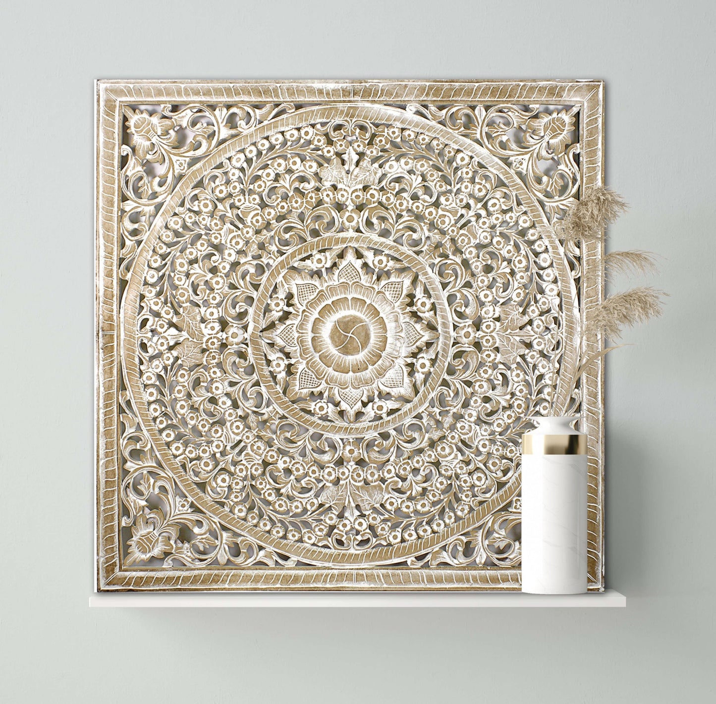 Decorative Panel "Peony" Islamic - Antic Wash - 130cm