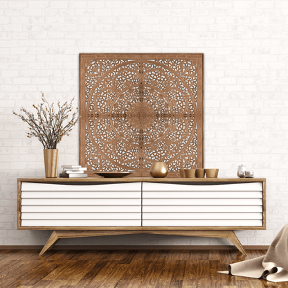 Decorative Panel "Manusa" - Natural Brown - Kulture Home Decor