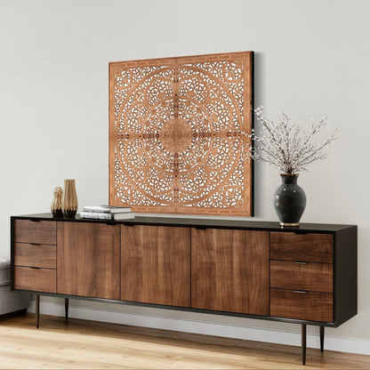 Decorative Panel "Manusa" - Natural Brown - Kulture Home Decor