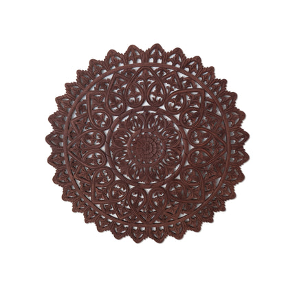 Decorative Mandala "Mahkota"- Brown