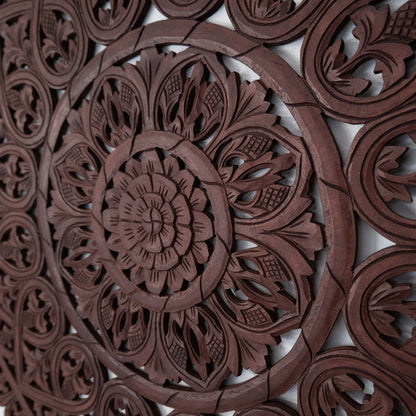 Decorative Mandala "Mahkota"- Brown