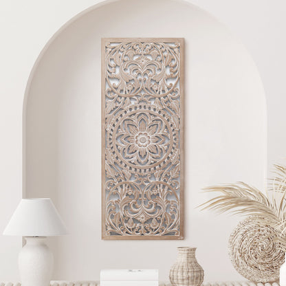 Decorative Panel "Amara" - Antic wash - Set of 3