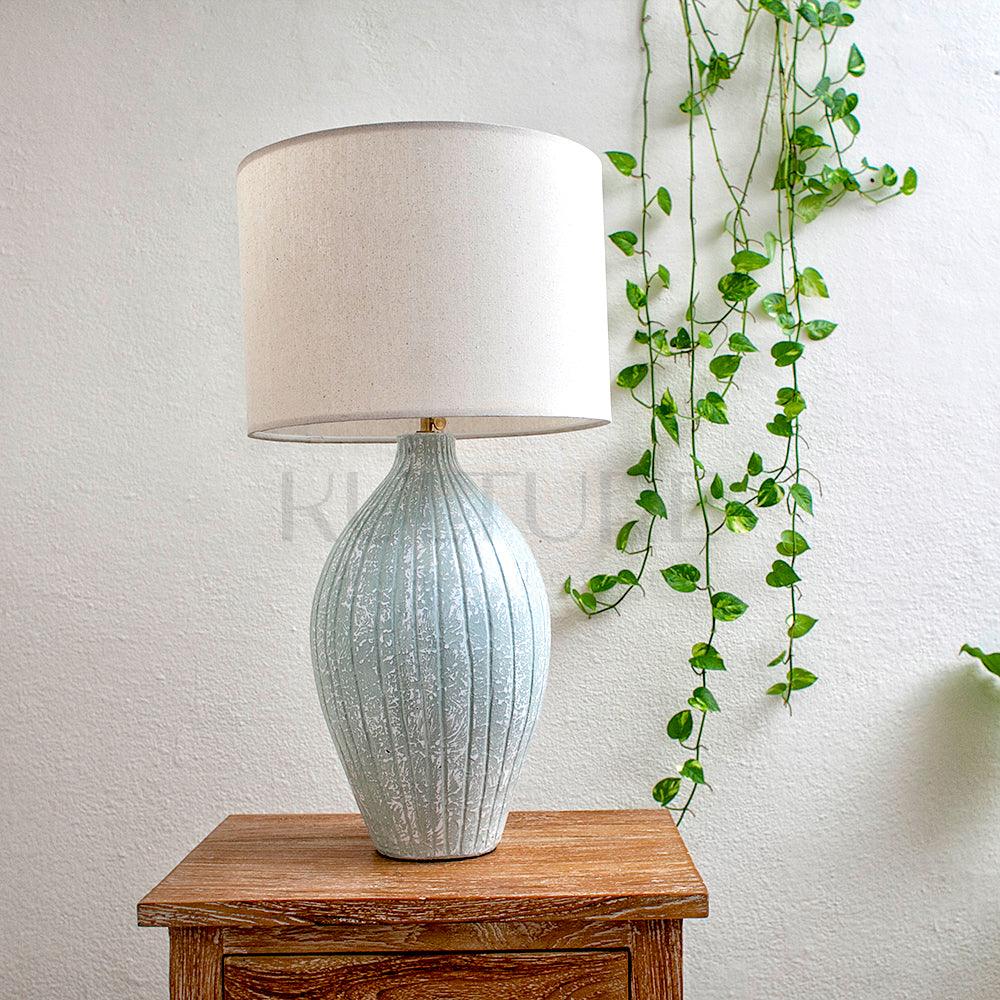 Ceramic Table Lamp 'Olive' - Kulture Home Decor