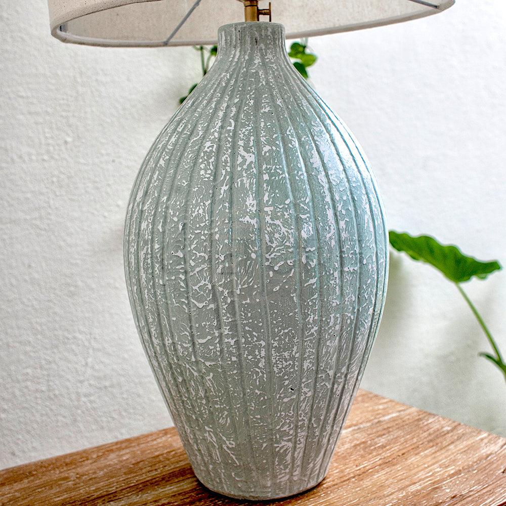 Ceramic Table Lamp 'Olive' - Kulture Home Decor