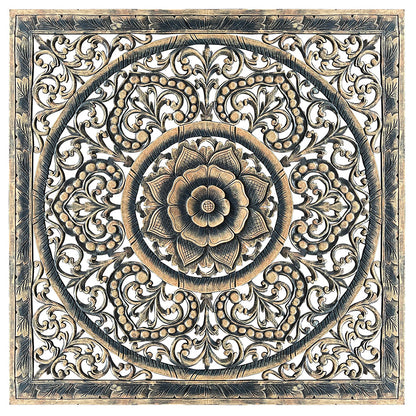 Decorative Panels "Kasmaran" - Black Natural Wash