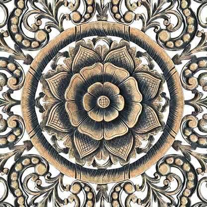 Decorative Panels "Kasmaran" - Black Natural Wash