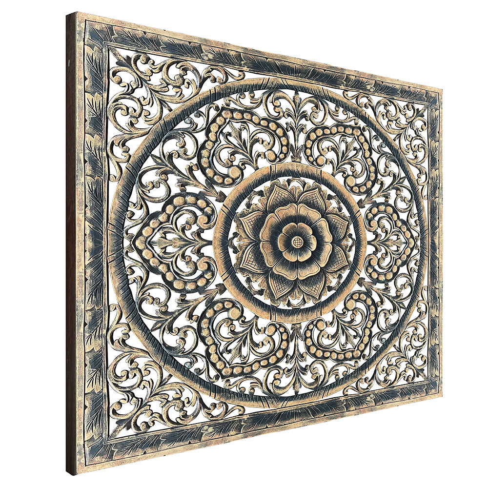 Decorative Panels "Kasmaran" - Black Natural Wash