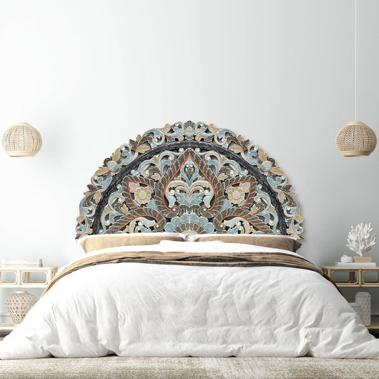 Half Moon Bed Headboard "Ayunina" - Multi-Color Pastel