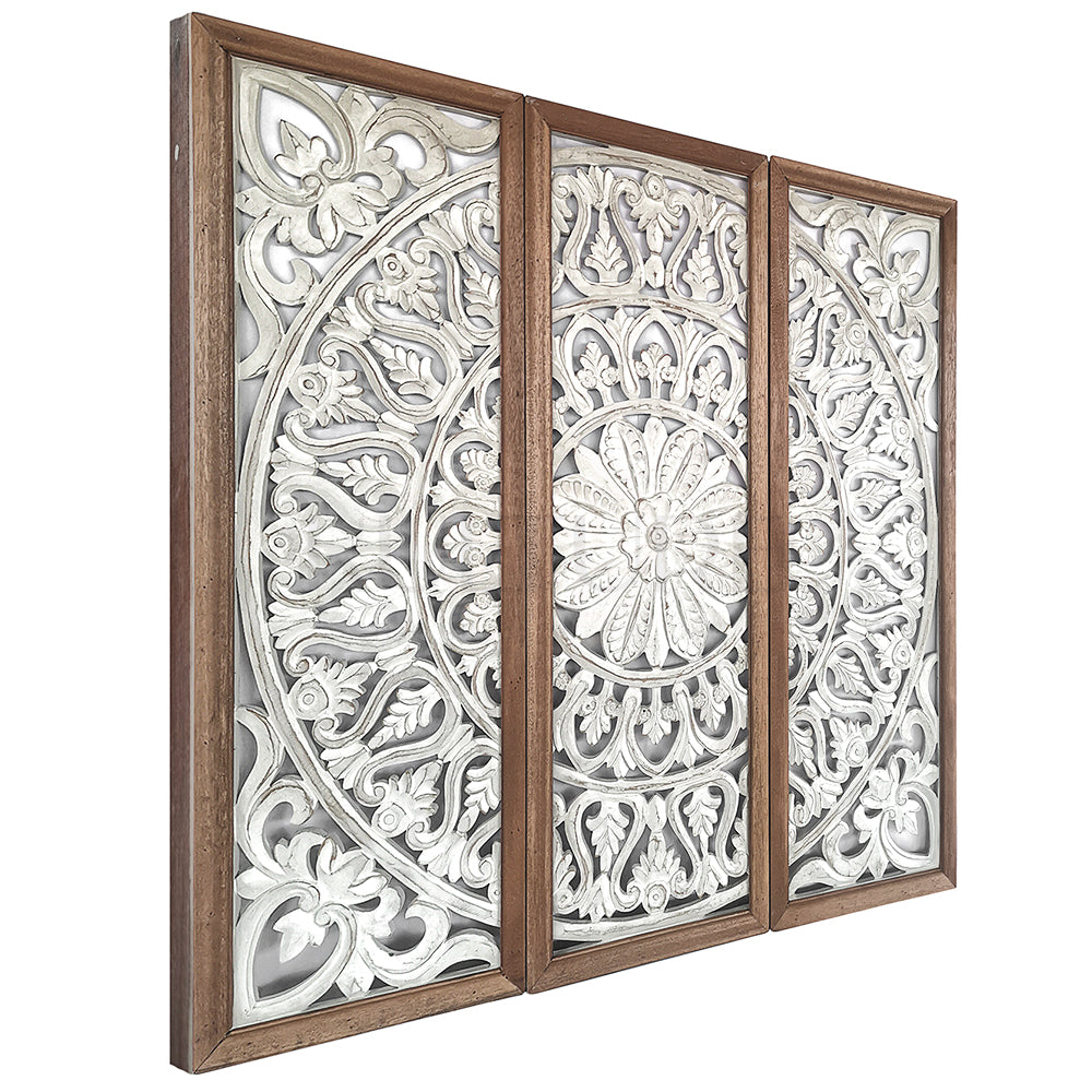 decorative panel galungan white wash bali design hand carved hand made home decorative house furniture wood material