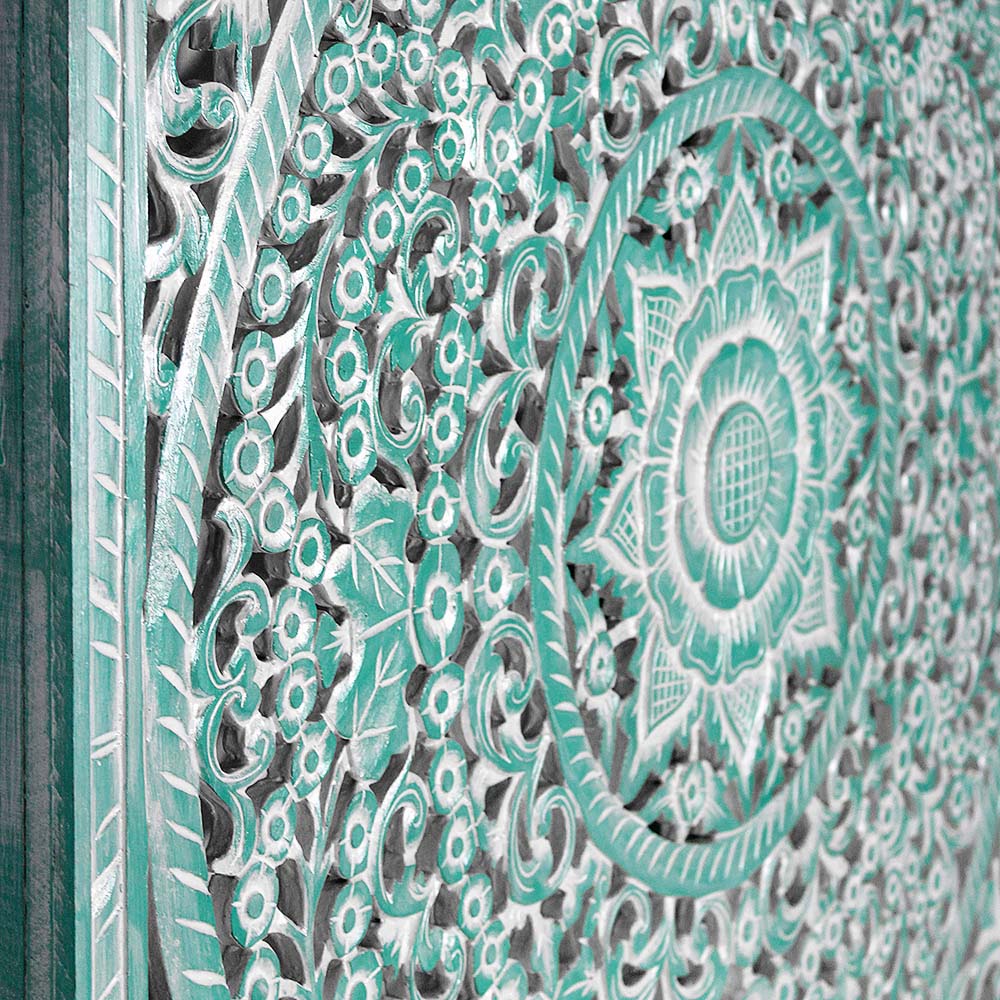 decorative panel peony green wash bali design hand carved hand made decorative house furniture wood material decorative wall panels decorative wood panels decorative panel board