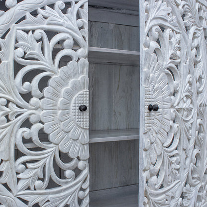 wooden carved sideboard table calyta white wash bali design hand carved hand made decorative house furniture wood material decorative wall panels decorative wood panels decorative panel board