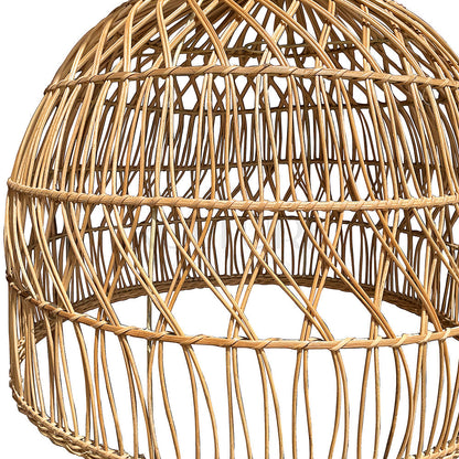 rattan pendant hang lamp shades jimbaran bali design hand carved hand made home decorative house furniture wood material