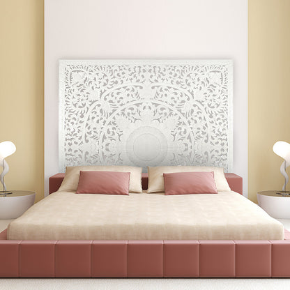 Carved Bed Headboard "Matahari"