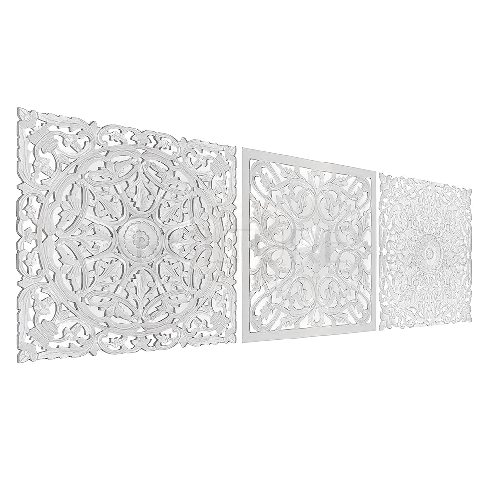 Set of 3 Decorative Panels "Pererenan"