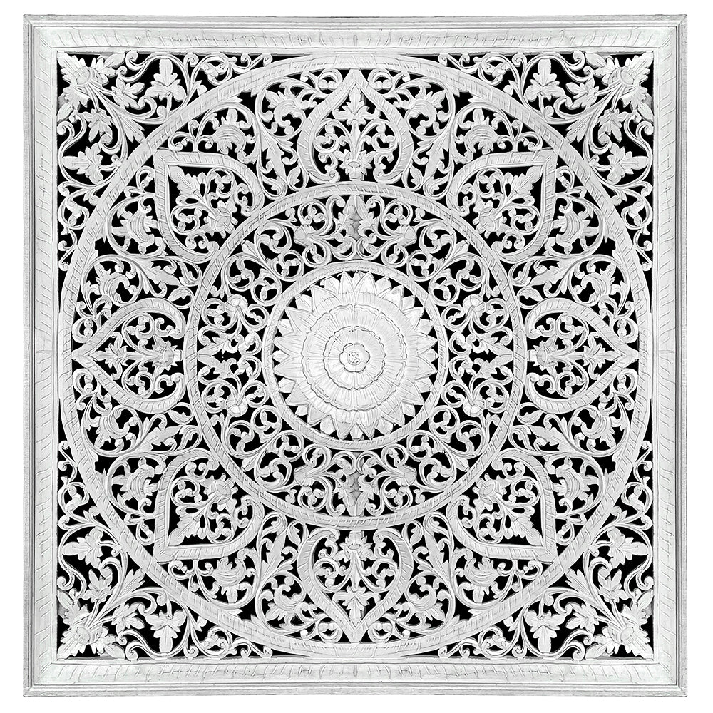 Decorative Panel "Umadewi" White - 120 cm