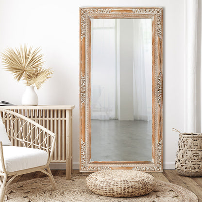 Hand Carved Mirror "Balian" - 90cm