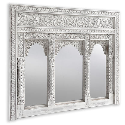 Hand Carved Mirror "Jenggala" - 105 cm